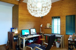 模様替え途中の部屋