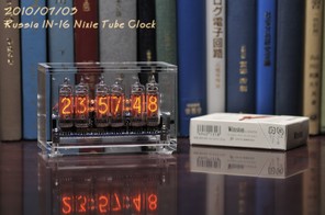 部屋で作ってるもの．卓上ニキシー管時計