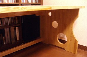 新入りの机