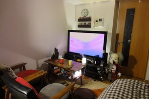 部屋正面