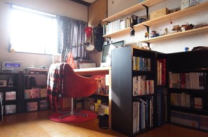机まわり