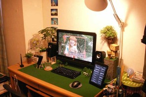 半年前、デスク