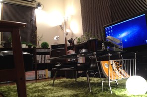 部屋中央部