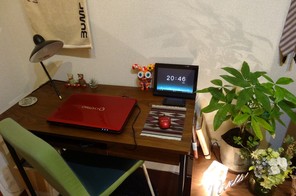 デスク周り